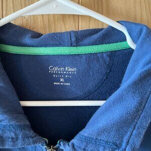 Calvin Klein Performance Quick Dry Full Zip Jacket Navy XL